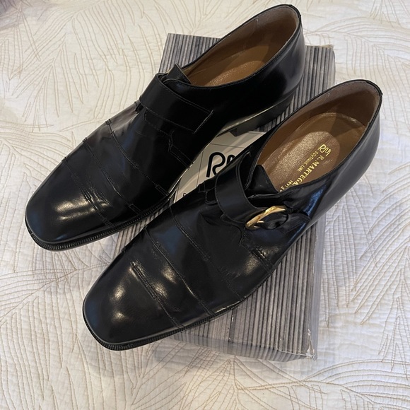 Vintage Romano Martegani Black Loafers NWT - Picture 4 of 11